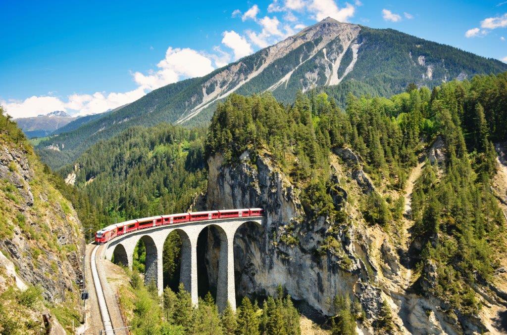 Tren Glacier express desde Chur